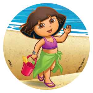 Dora - Beach Time Stickers